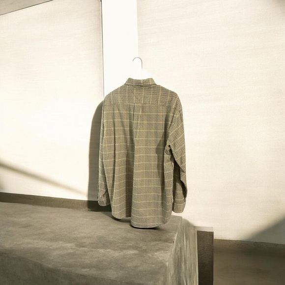 Tommy Hilfiger Gray Checkered Button Down Shirt - Picture 3 of 3